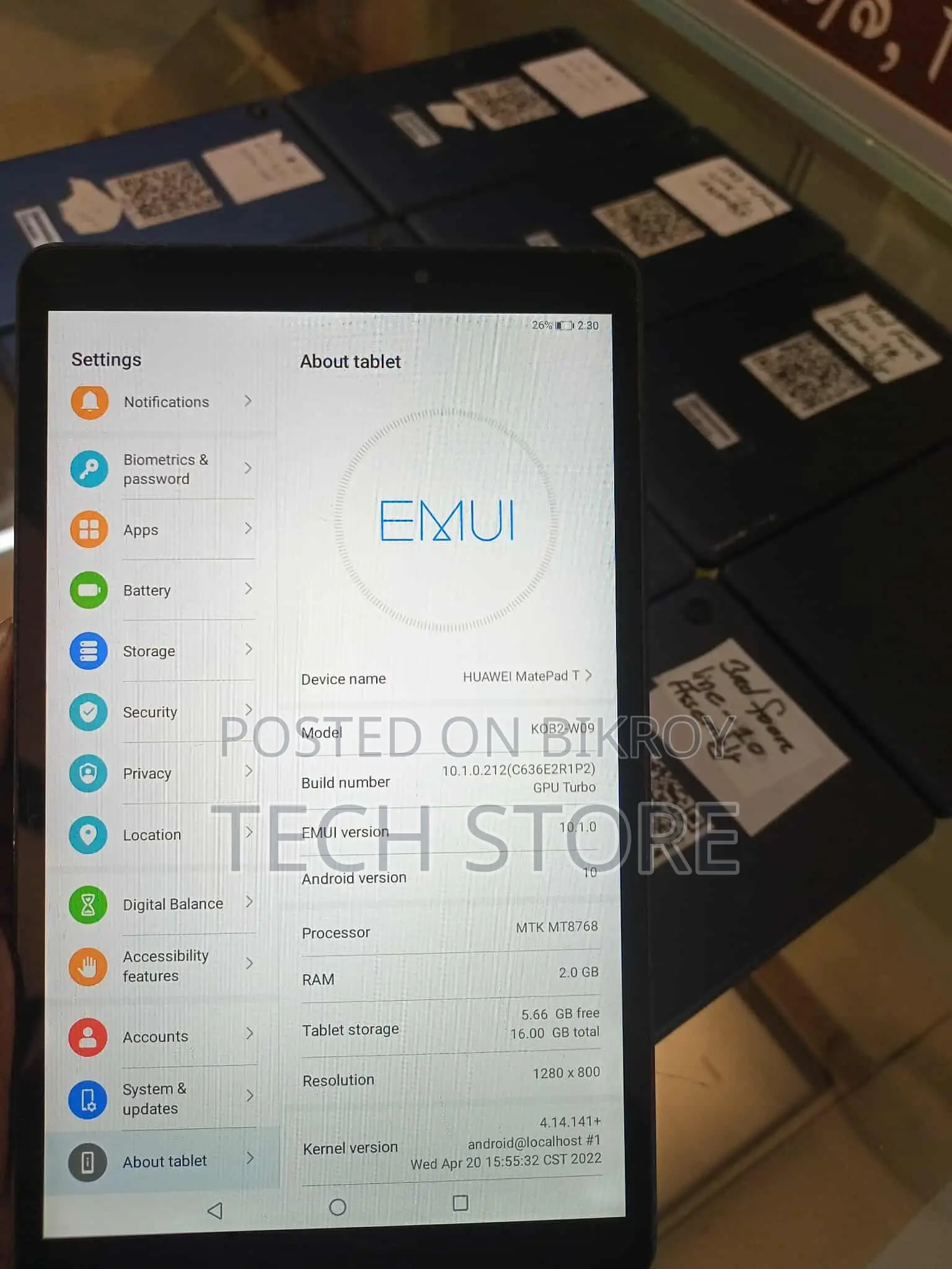 Huawei Tab বড় ডিসপ্লে ট্যাব+বড় ব্যাটারি
