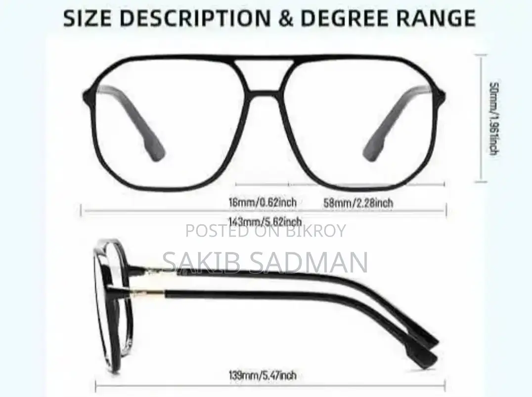 Aviator Shaped Vintage Sunglasses in Black