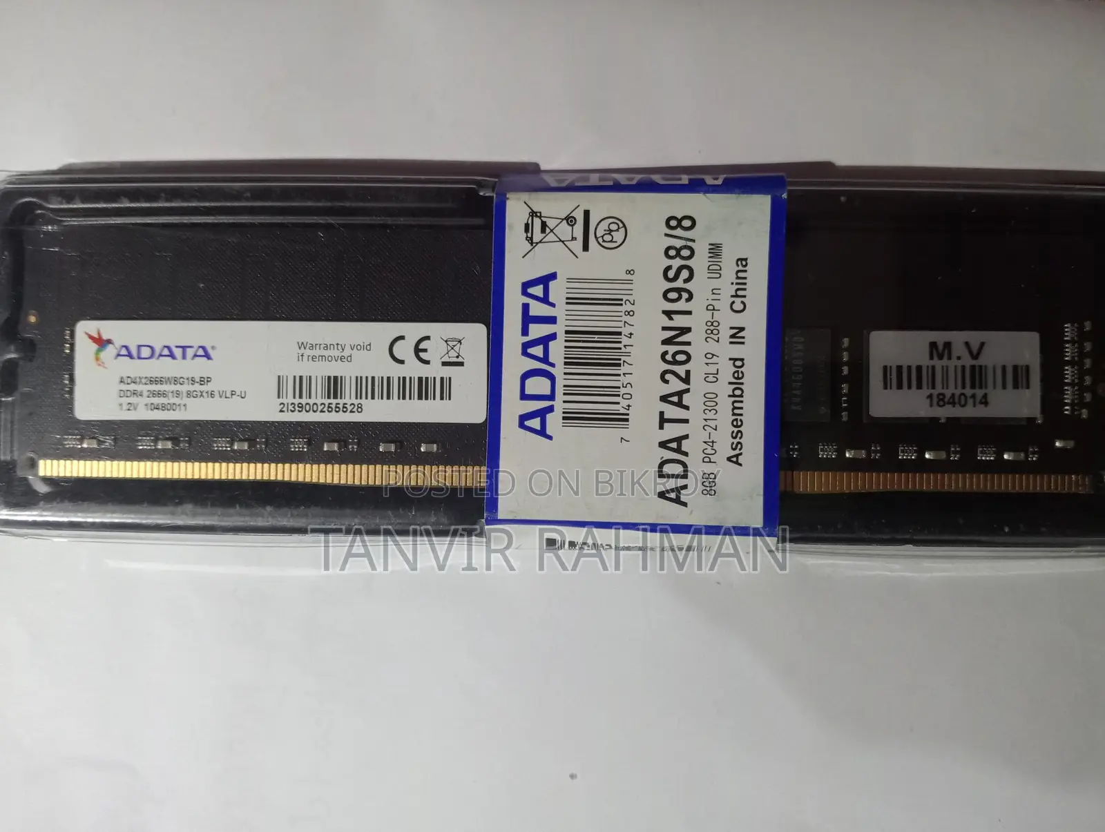 Adata 8gb Ram Brand New