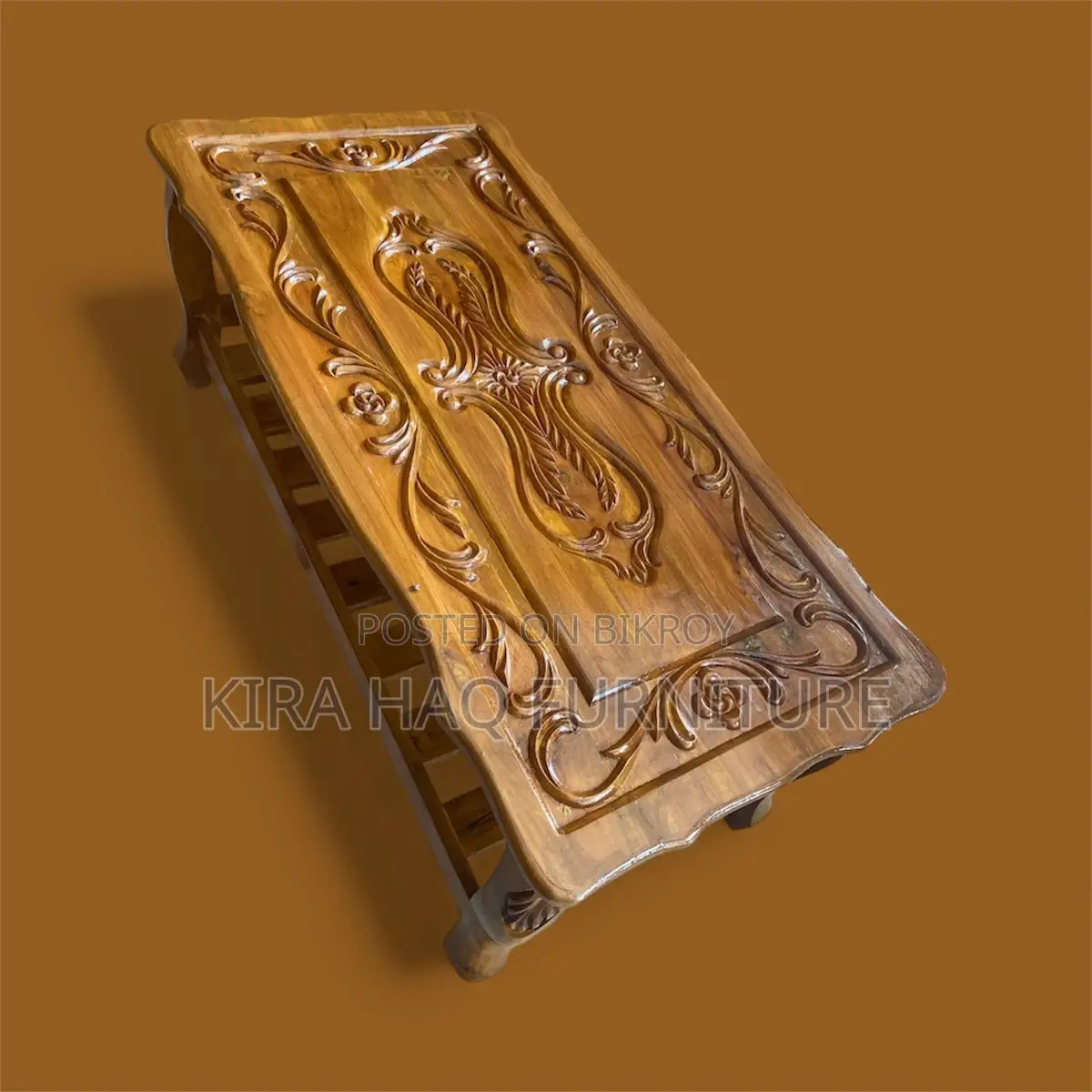 Original Teak Wood Victoria Center Table