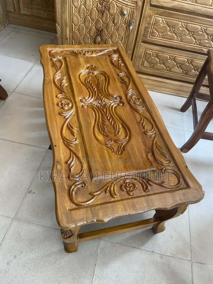 Original Teak Wood Victoria Center Table