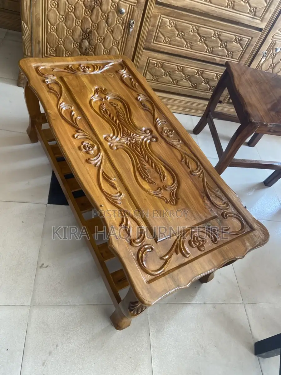Original Teak Wood Victoria Center Table