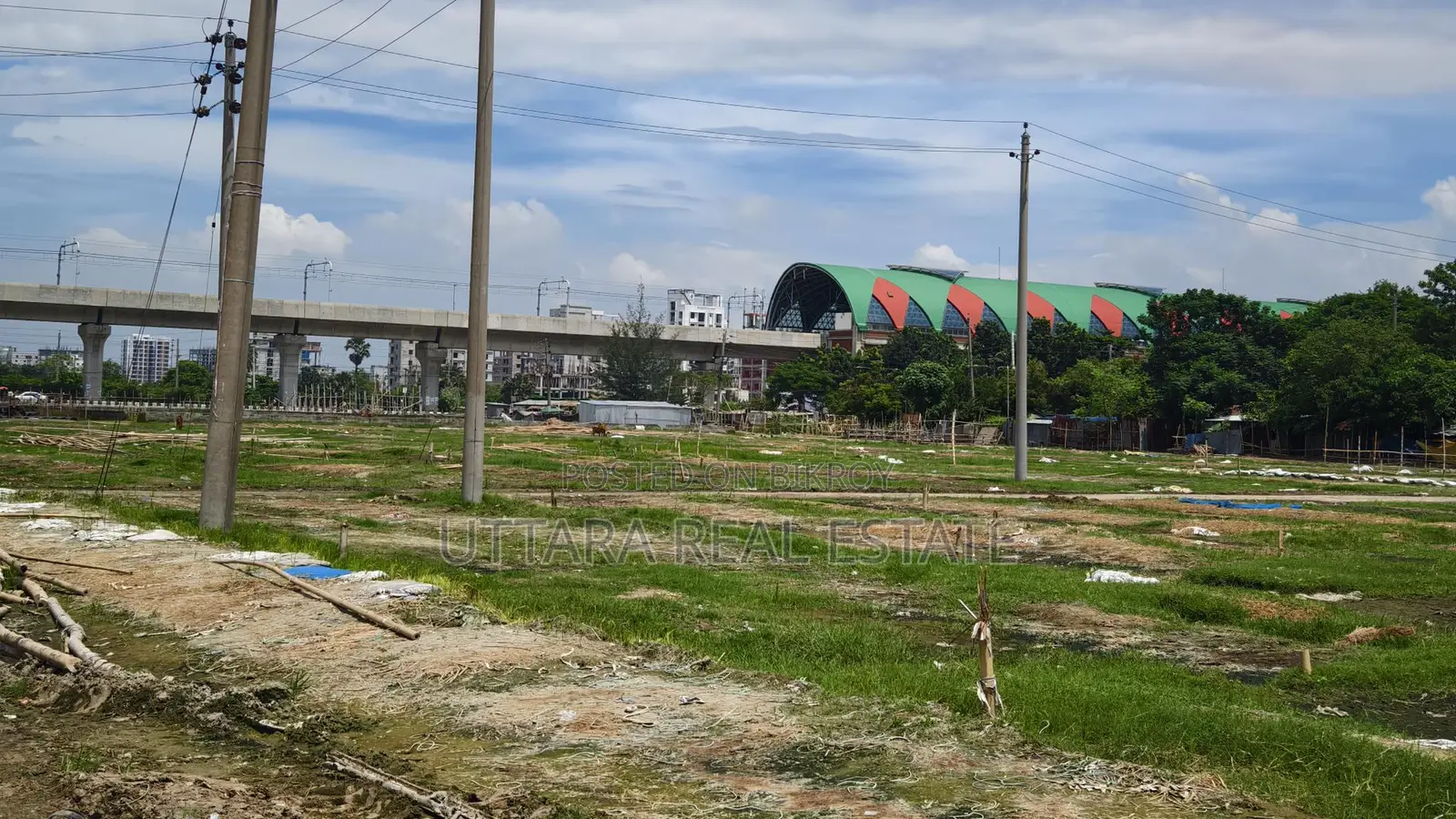 উত্তরা ১৭ নং সেক্টরে জি ব্লক রোড এভিনিউ 5 ১২ কাঠার প্লট বিক্রি