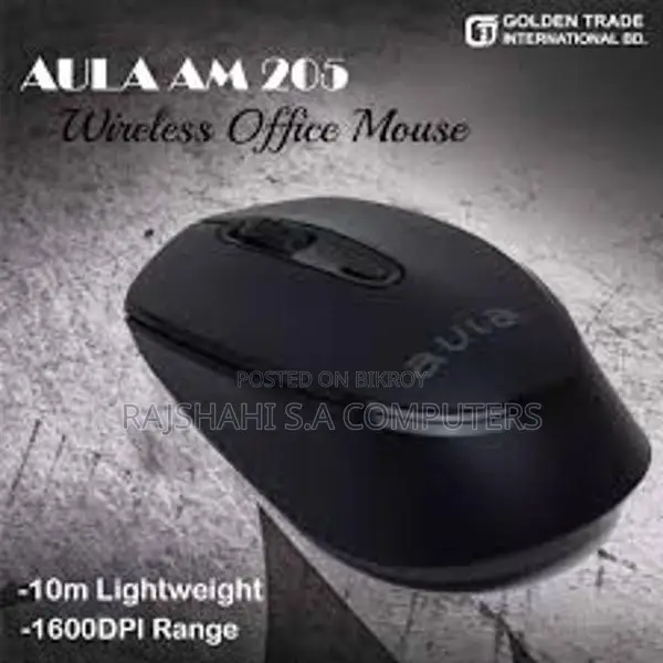 Ramadan Offer: AULA AM205 Wireless Black Mouse