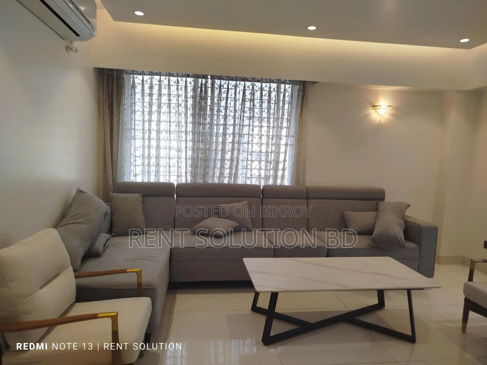 Gym swimming pool available Furnished Apartment For Rent in Baridhara