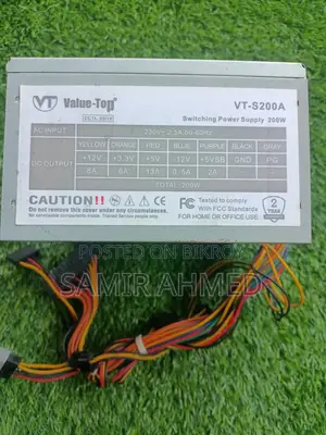 Vt-s200a পাওয়ার সাপ্লাই বিক্রয় হবে ২০০ ওয়াট