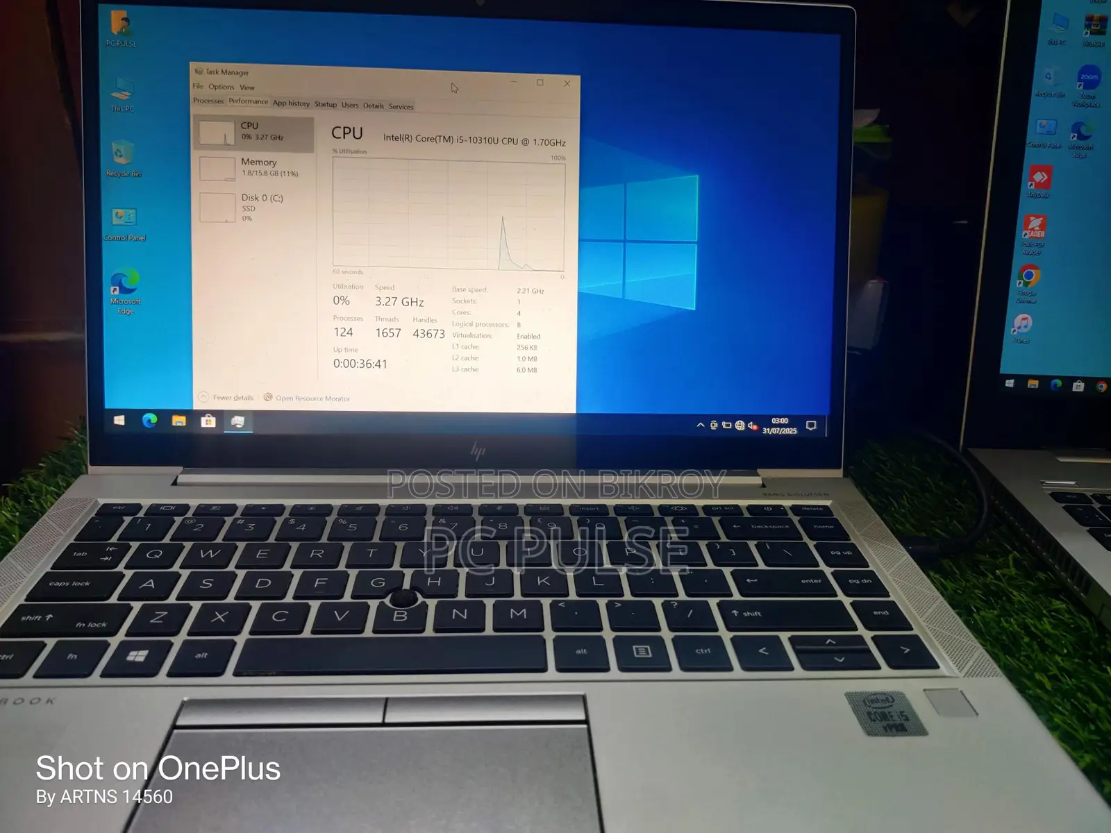 Hp Elitebook 840 G7 I5 ১০ম জেনারেশন রিফারবিশড ল্যাপটপ (১৬/২৫৬)