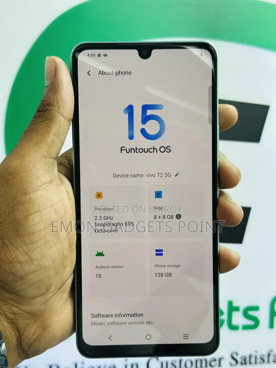 Vivo T2 8/128 (Used)