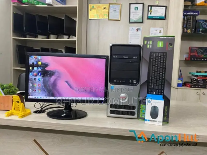 Deskto Core i5 4gen.,SSD 512 GB HP 20"LED,16GB-RAM,HD.500GB