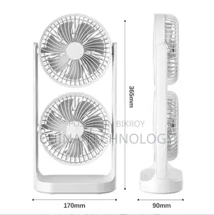 USB Fan, Portable Double-layer Cooling Fan