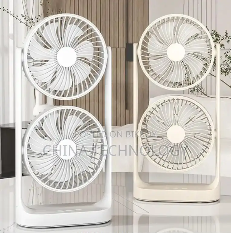 USB Fan, Portable Double-layer Cooling Fan