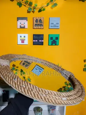 Aesthetic Round Rope Mirror | Handmade Wall Decor️