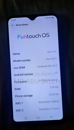 Vivo Y1s (Used)