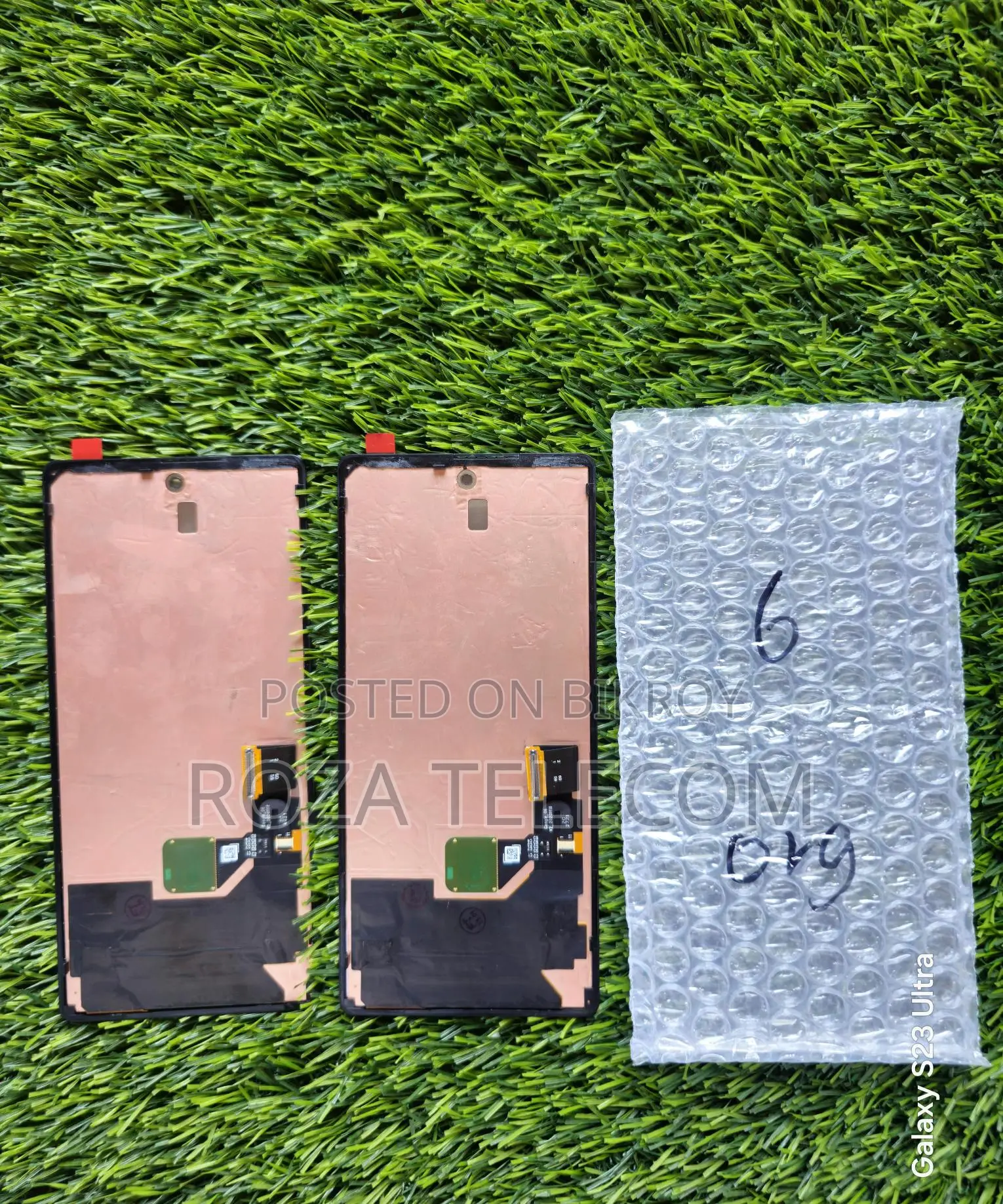Pixel 6 Phone Pulled Original AMOLED Display with Fingerprint Sensor