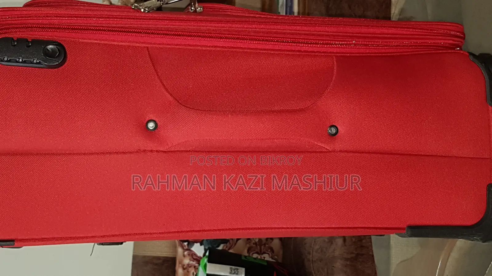 New Red Luggage for Travelers