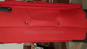 New Red Luggage for Travelers