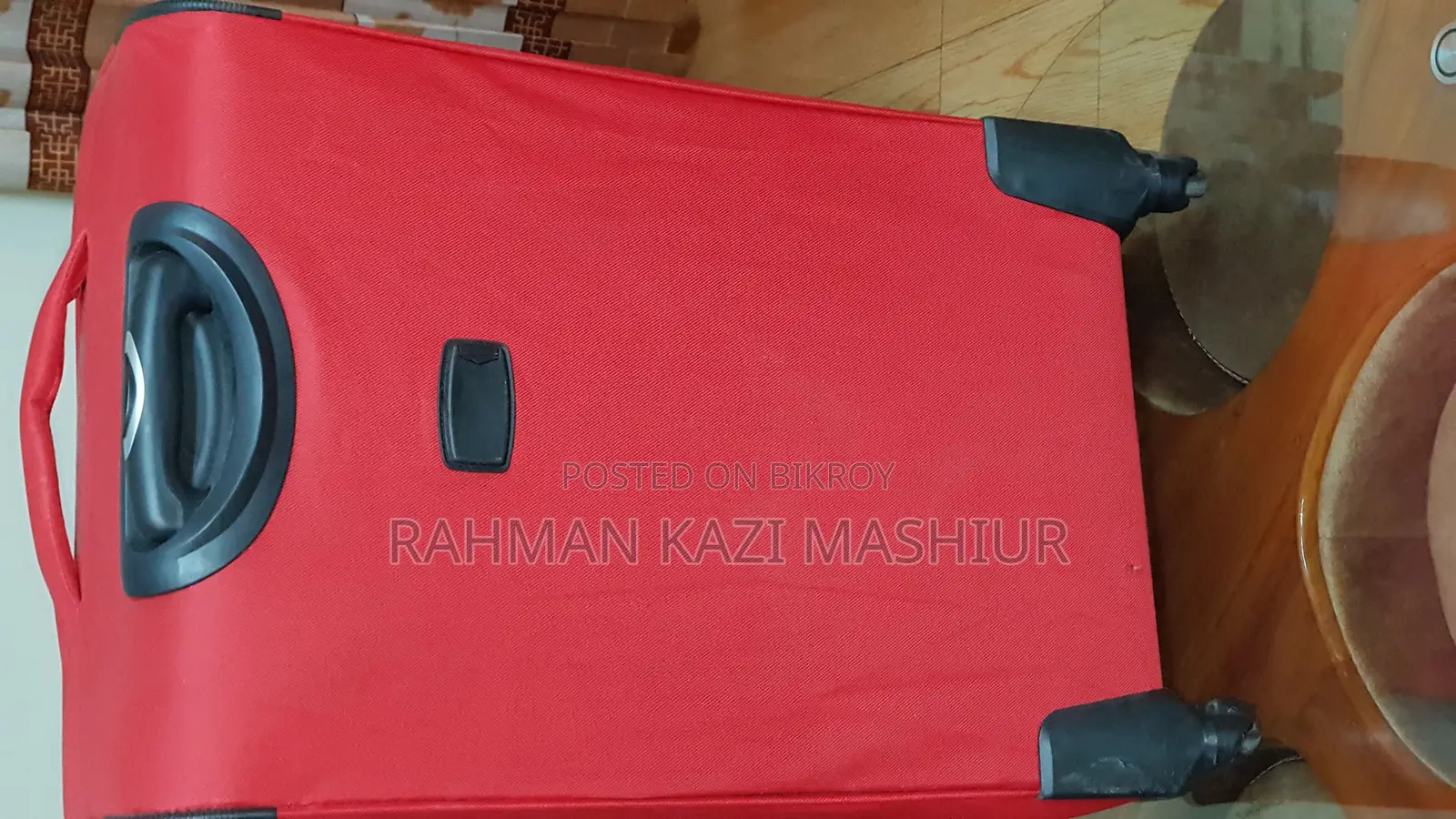 New Red Luggage for Travelers