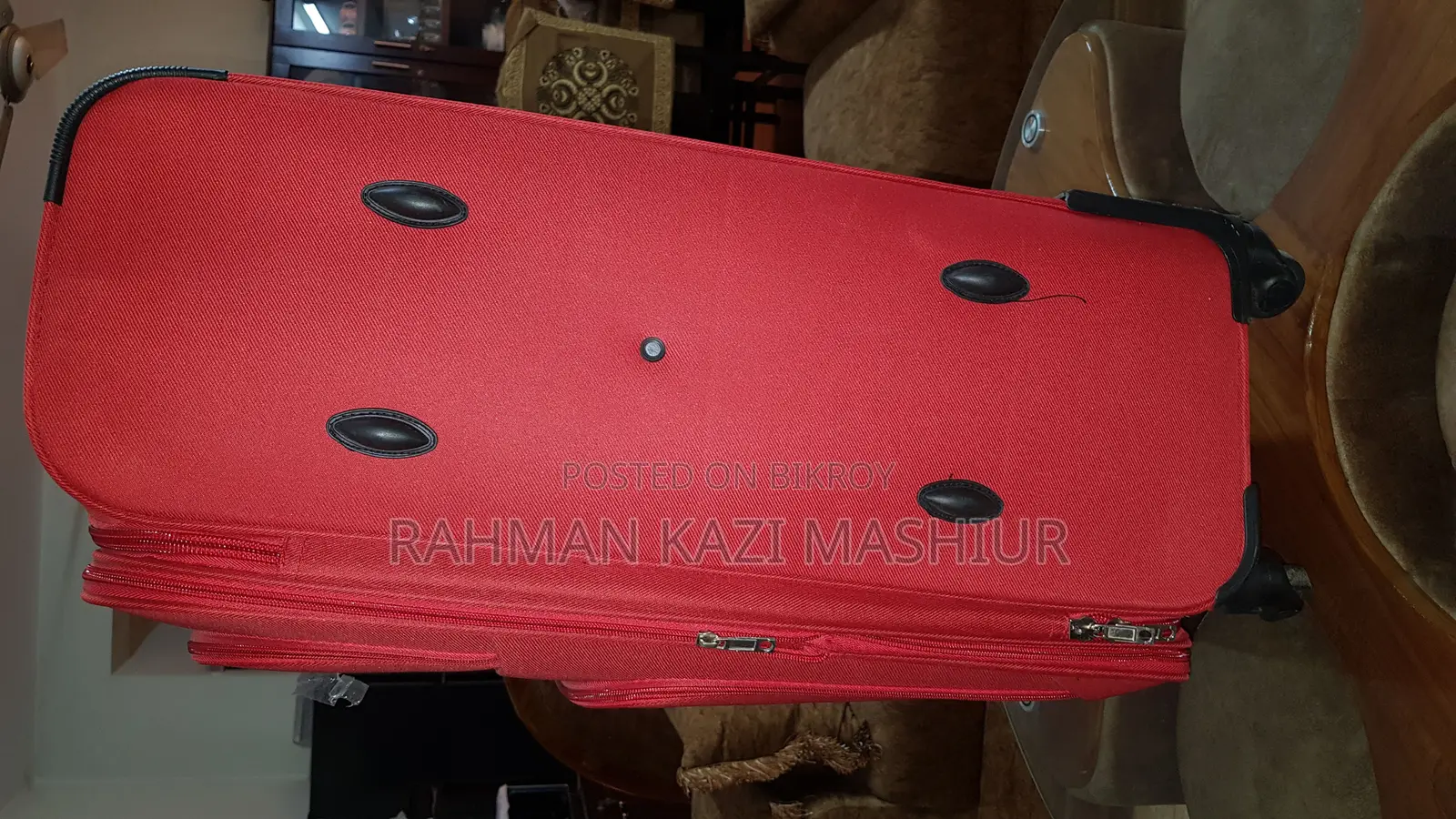 New Red Luggage for Travelers