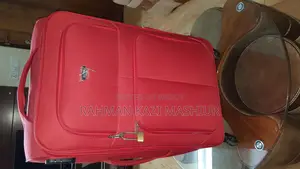New Red Luggage for Travelers