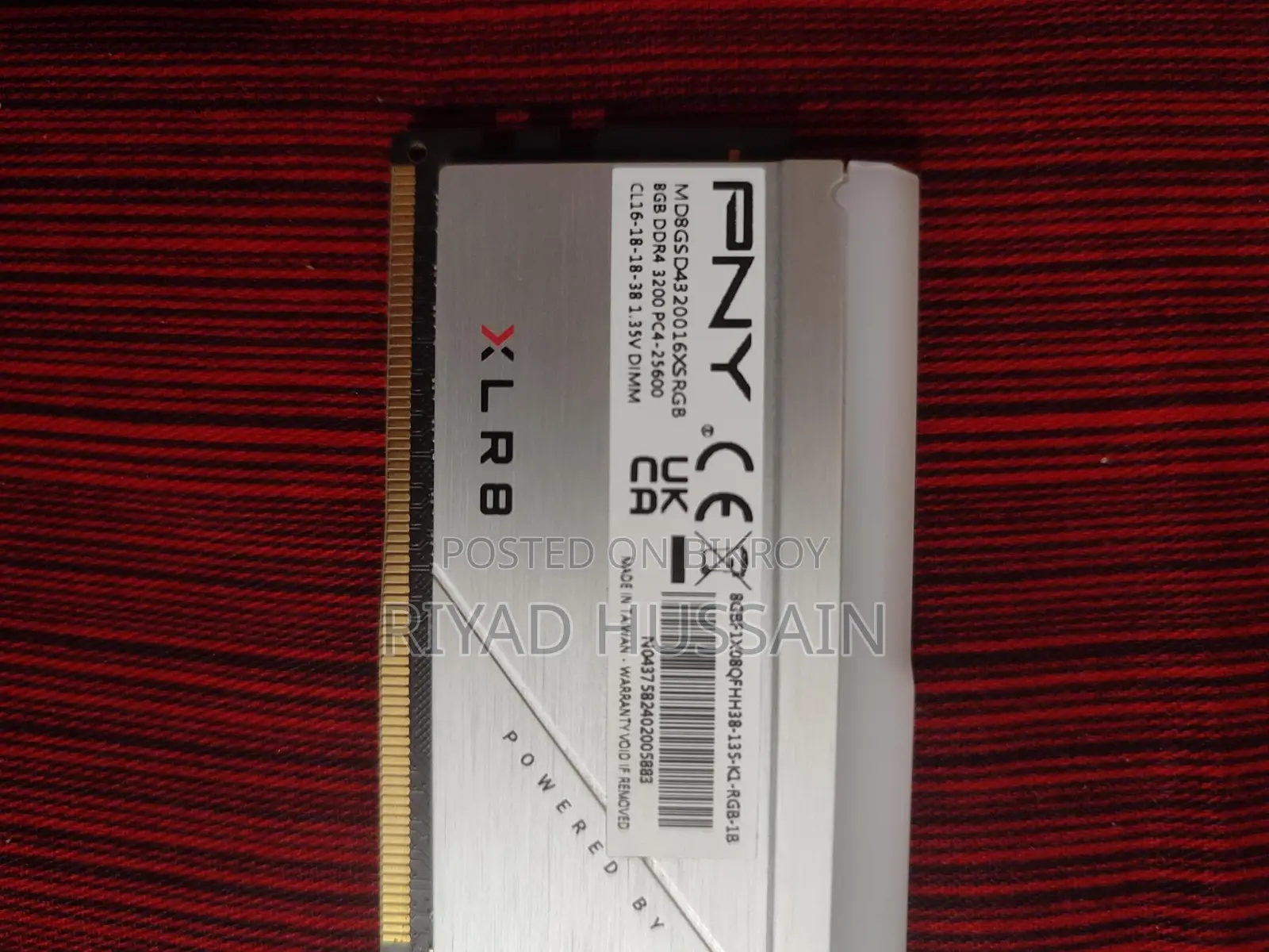 Pny Xlr8 8gb Ram For Sale