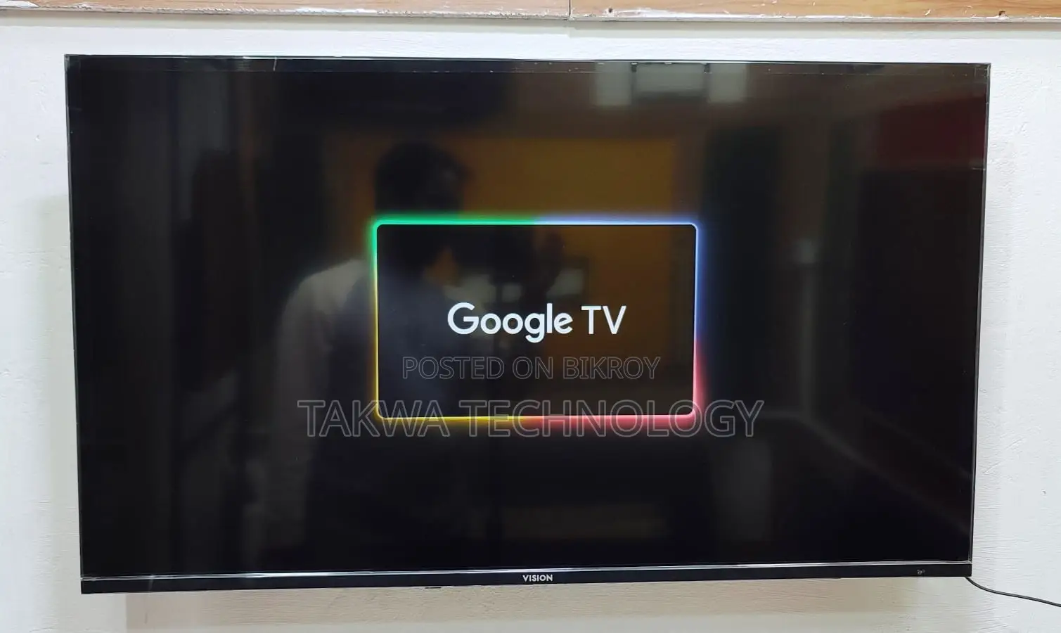 Vision-43" Inch Google Framless Voice Control TV