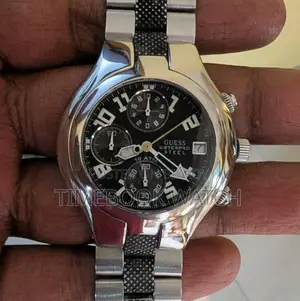 GUESS Chrono Steel Watch Beautiful Design ডায়াল 100% Genuin