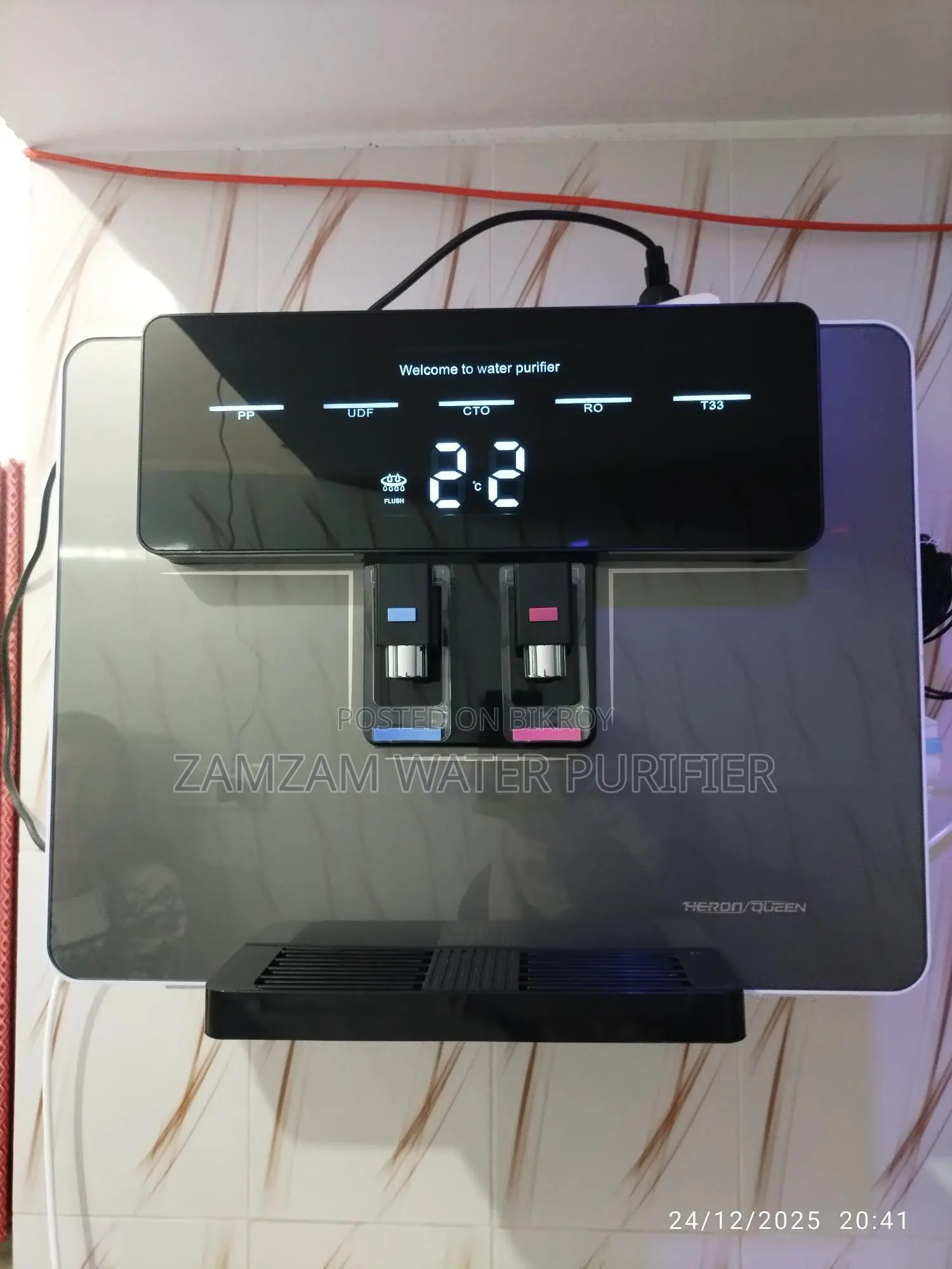 Heron Queen Hot-Cool-Normal RO Water Purifier