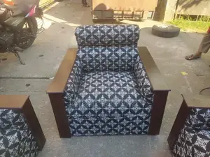 New Black Style Sofa Set with Table C05