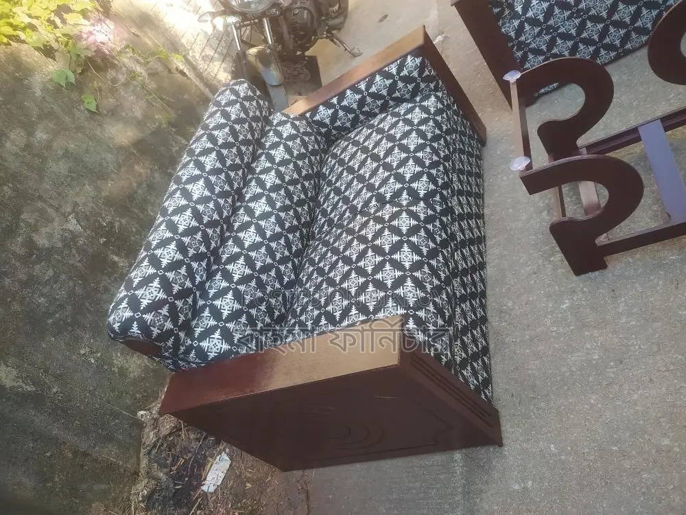 New Black Style Sofa Set with Table C05