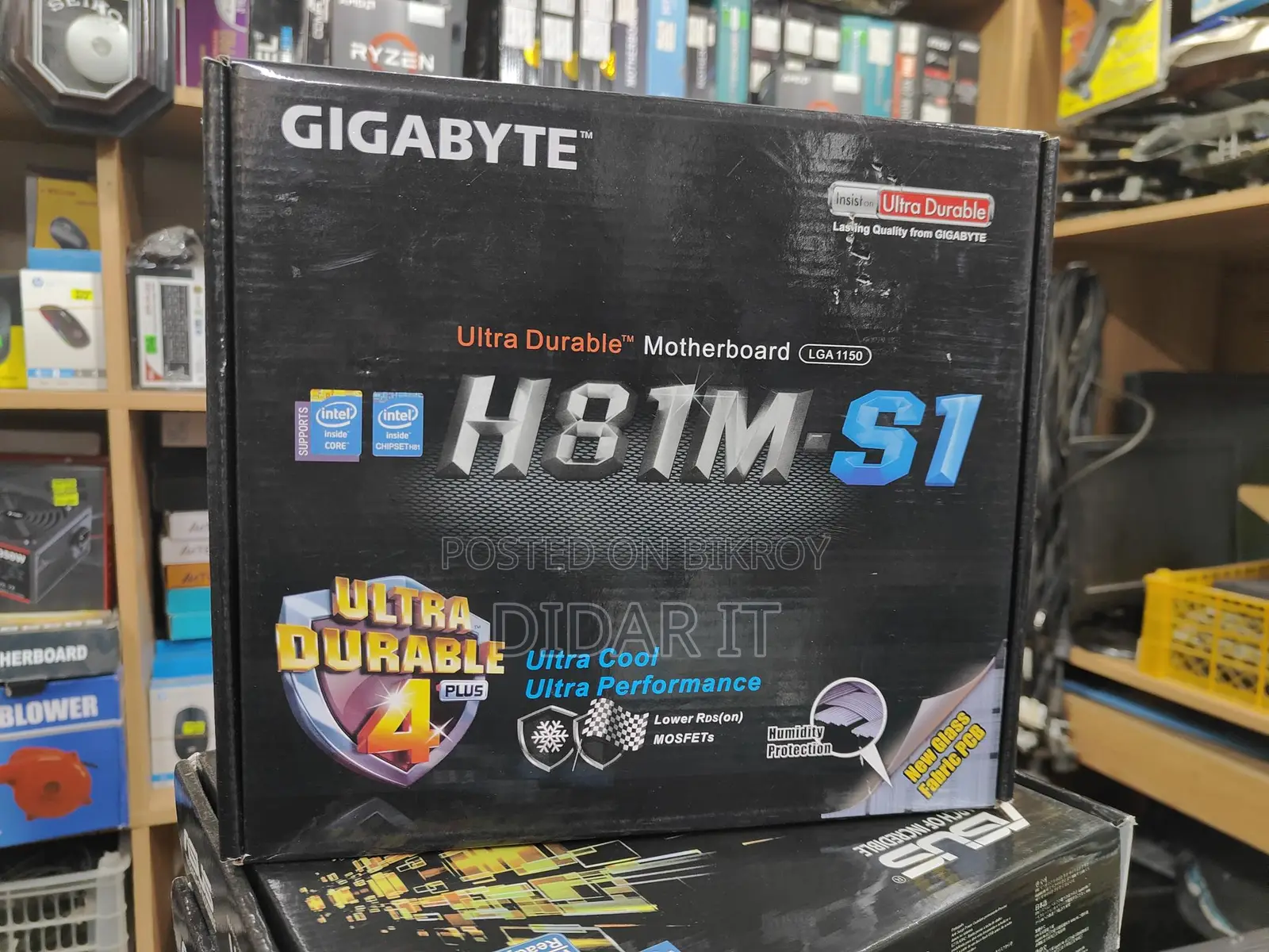 Brand New Intact GIGABYTE H81M-S1 Motherboard with Warranty