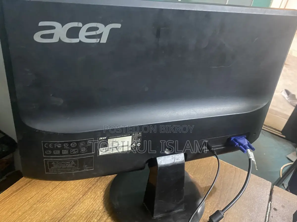 Acer ১৯ ইঞ্চি মনিটর /সম্পূর্ণ ফ্রেশ