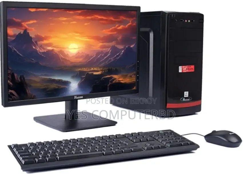 ইন্টেল i7/500GB/128GB/20ইঞ্চি ফুল সেটআপ পিসি ১ বছরের ওয়ারেন্টি