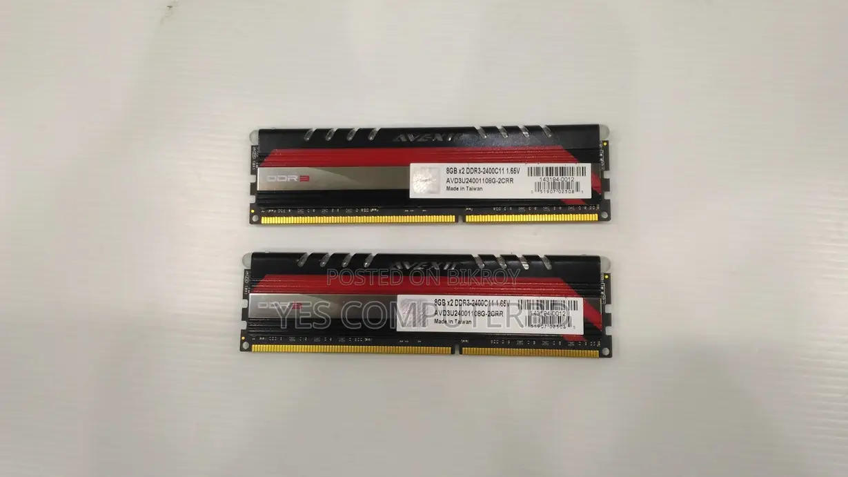 Avexer ১৬জিবি DDR3 RGB ১৬০০ মেগাহার্টজ গেমিং র‍্যাম ১ বছরের ওয়ারেন্টি
