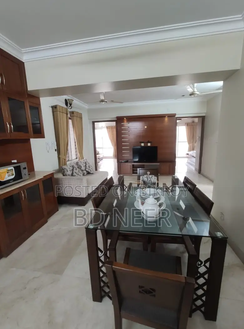 luxury fully furnish 3 Bed room apt rent in Gulshan