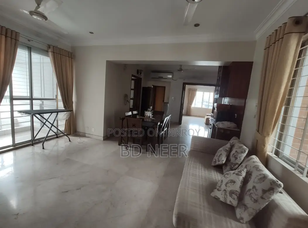 luxury fully furnish 3 Bed room apt rent in Gulshan