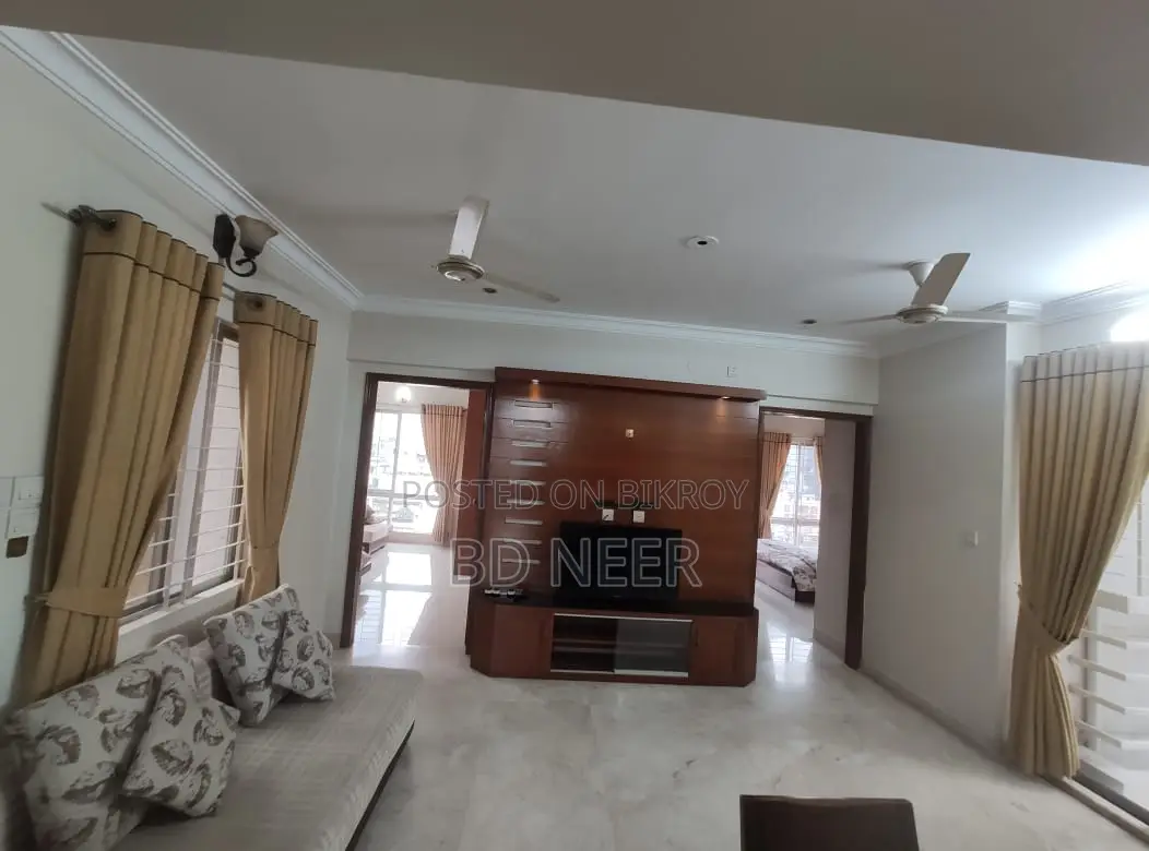 luxury fully furnish 3 Bed room apt rent in Gulshan