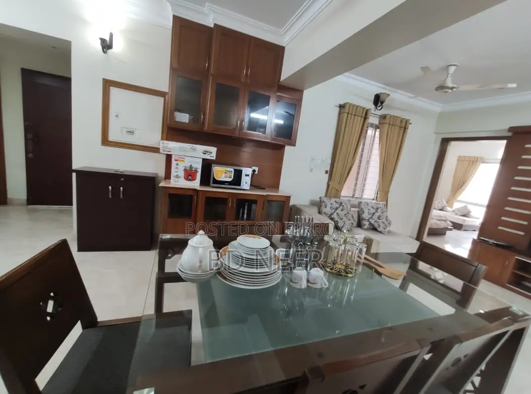 luxury fully furnish 3 Bed room apt rent in Gulshan