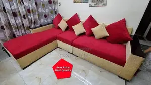 L-Shape Divan Big Corner Sofa Set