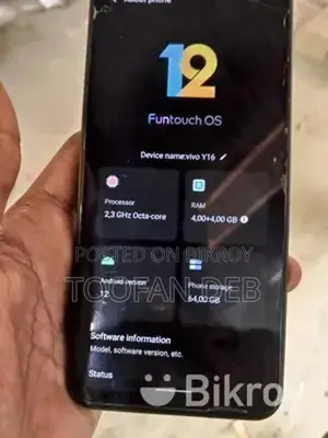Vivo Y16 ., (Used)