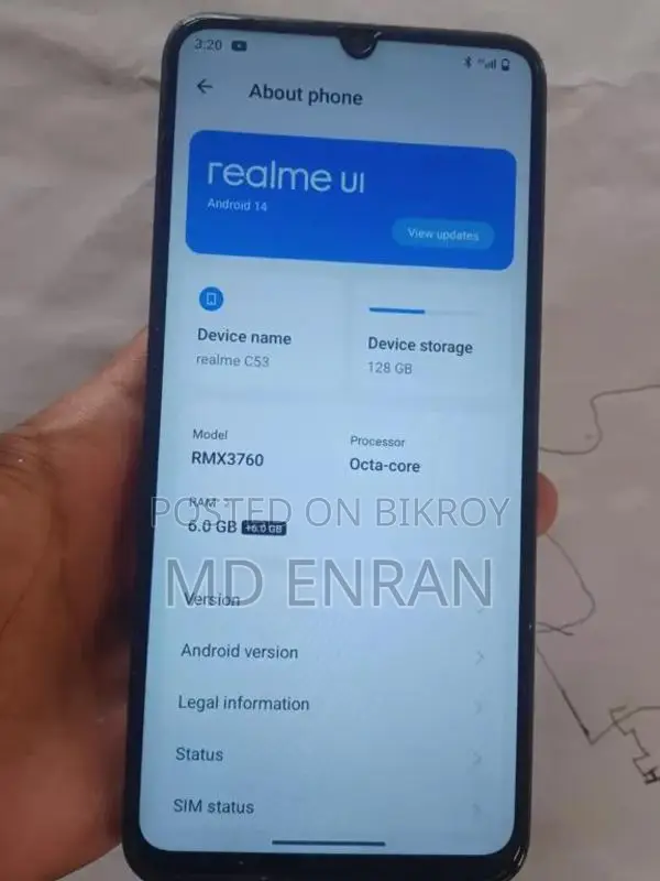 Realme C75 . (Used)