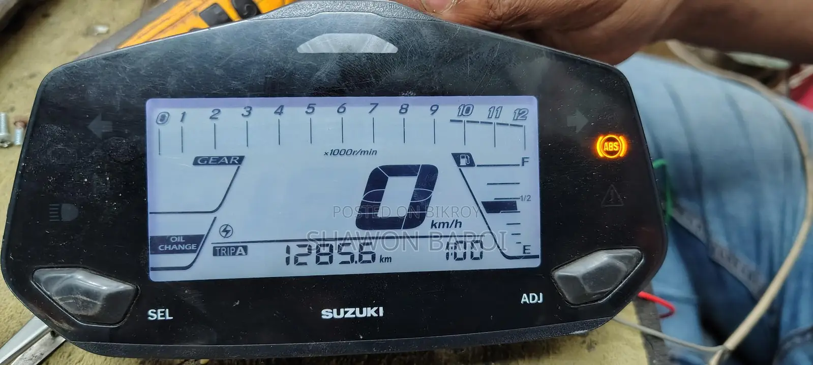 Suzuki Gixxer ABS 2024 Meter