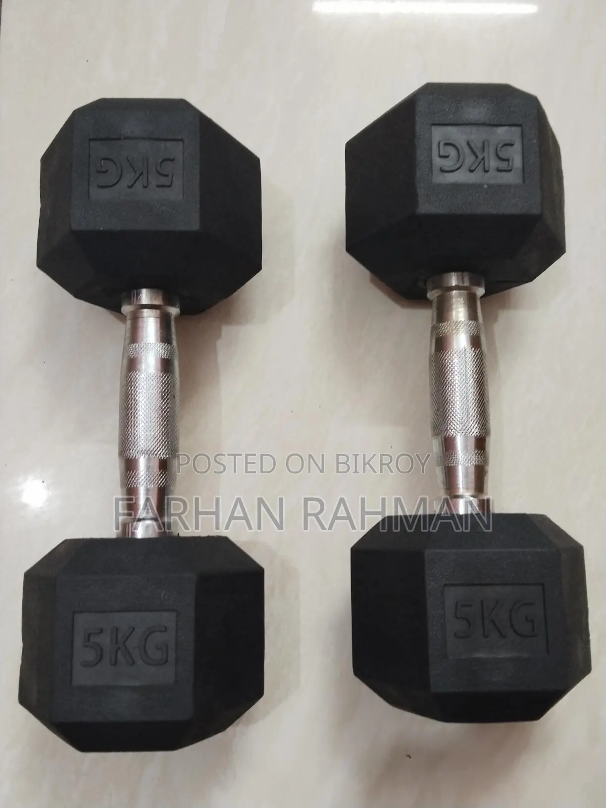১০ কেজি ডাম্বেল (৫ কেজি x ২ সেট)