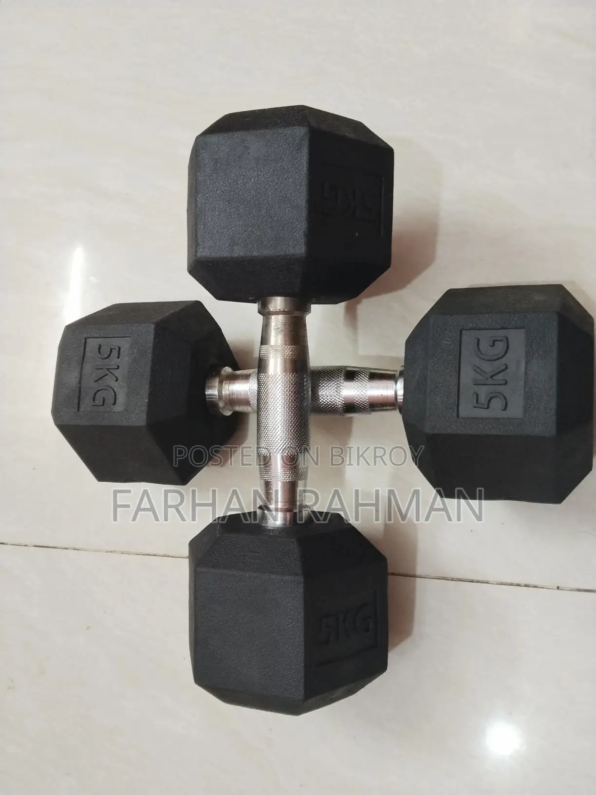 ১০ কেজি ডাম্বেল (৫ কেজি x ২ সেট)