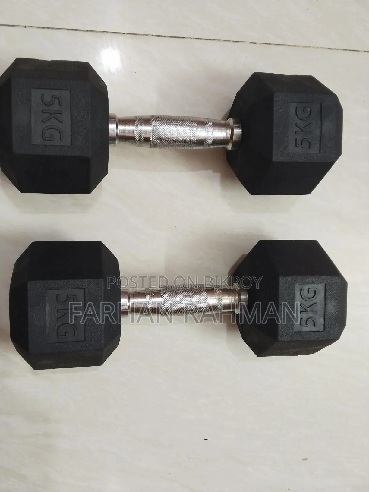 ১০ কেজি ডাম্বেল (৫ কেজি x ২ সেট)
