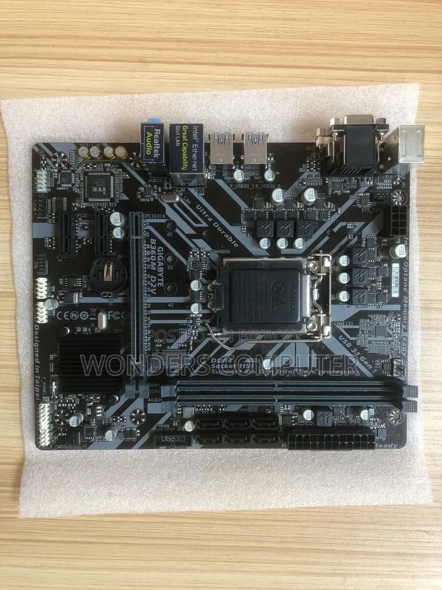 Gigabyte Intel B360M D2V সকেট DDR4 মাদারবোর্ড ১ বছরের ওয়ারেন্টি
