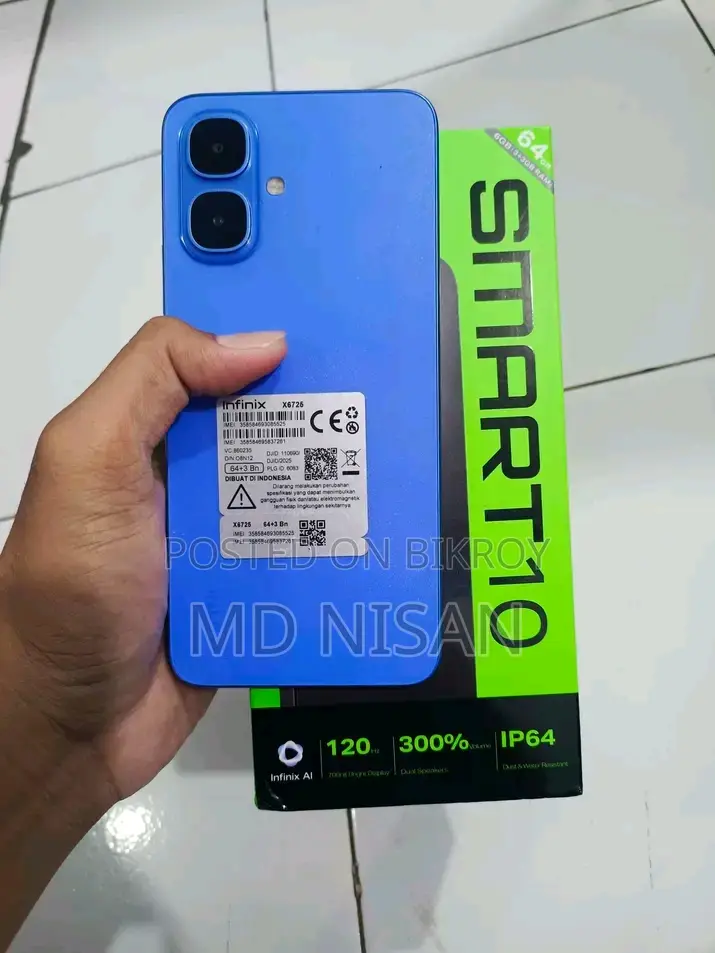 Infinix Smart 10 3/64 (Used)