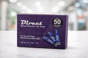 Direct Blood Glucose Test Strips (50 Test Strips)