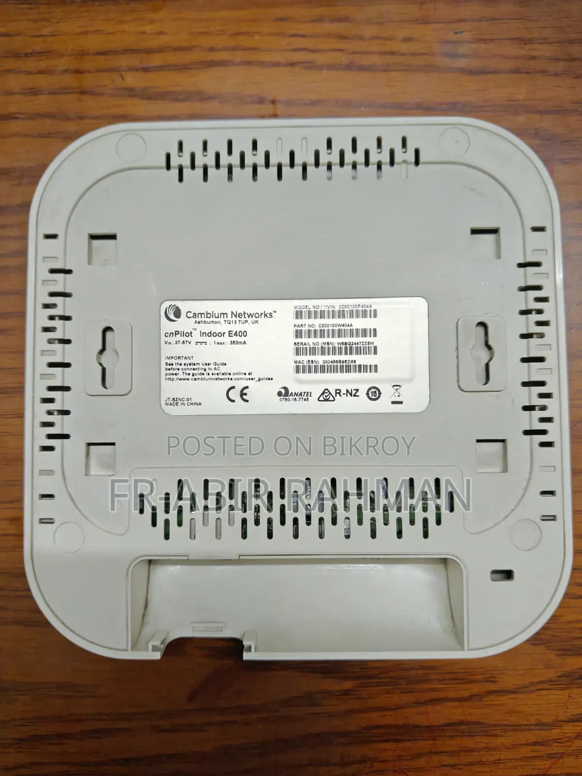 Cambium Cnpilot E400 Enterprise Wifi Dual Band Wireless Ap