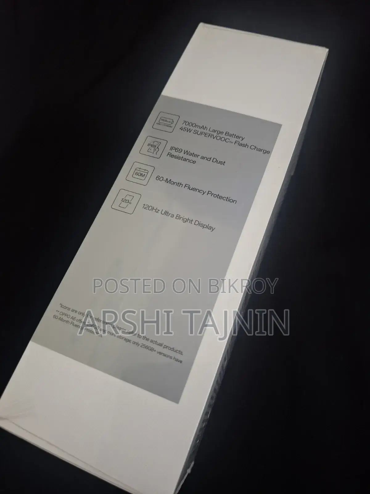 New Oppo A6 128 GB Blue