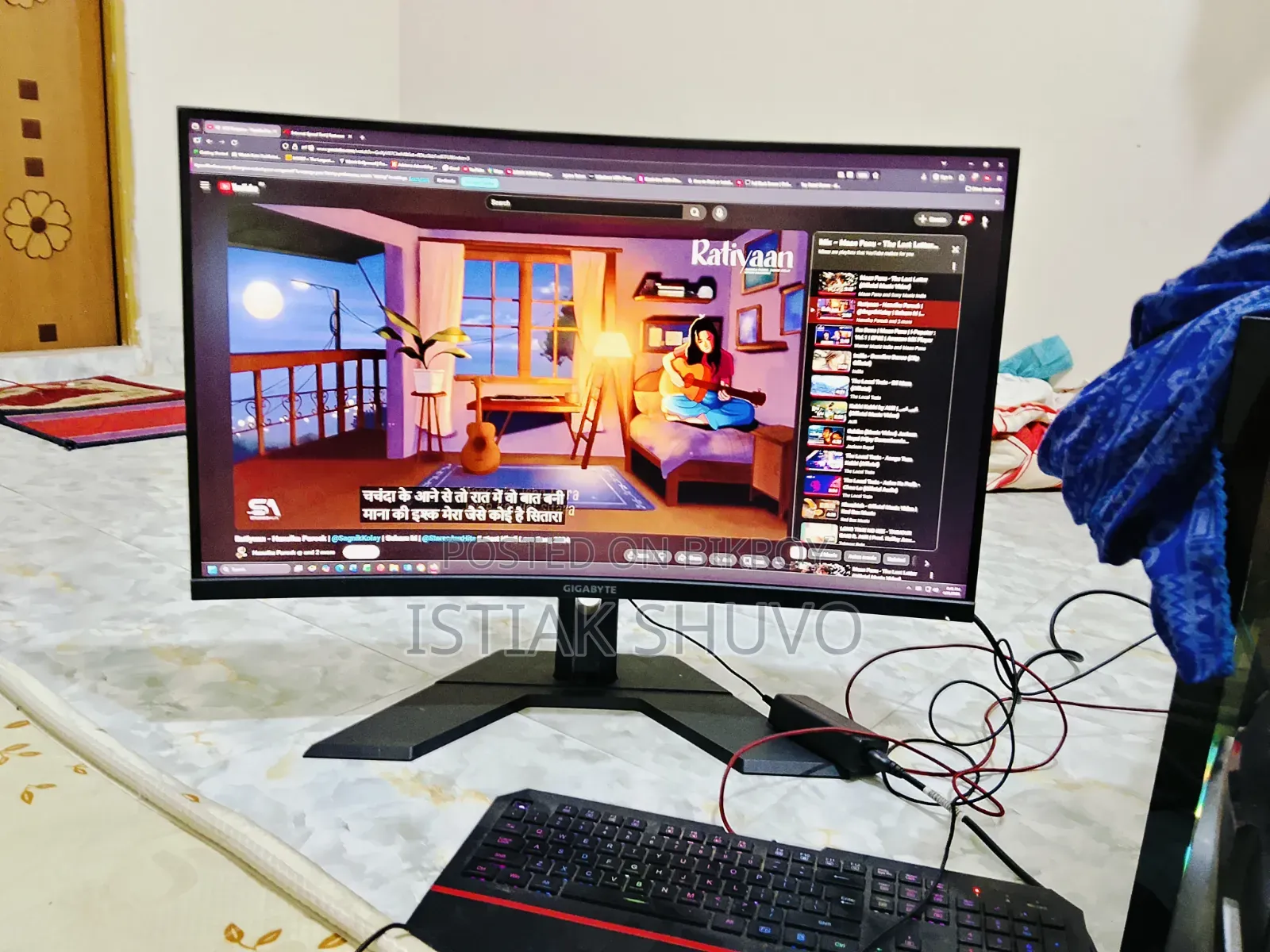 Gigabyte 32” Inch G32qc QHD মনিটর